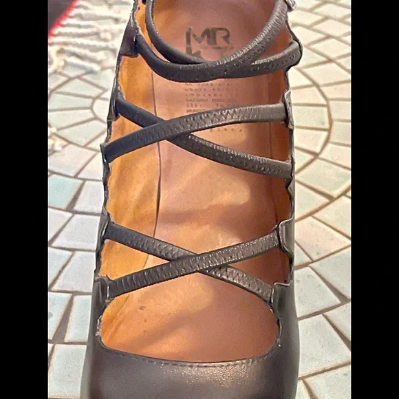 Incredible MRKT (Market) strappy wedges! - Picture 10 of 16